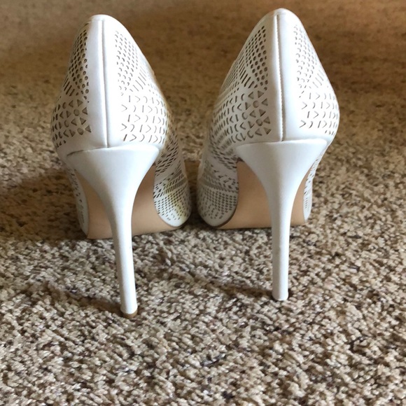 White cut out heels - Picture 5 of 6